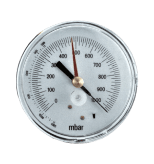 Vacuómetro con toma posterior - VCP2